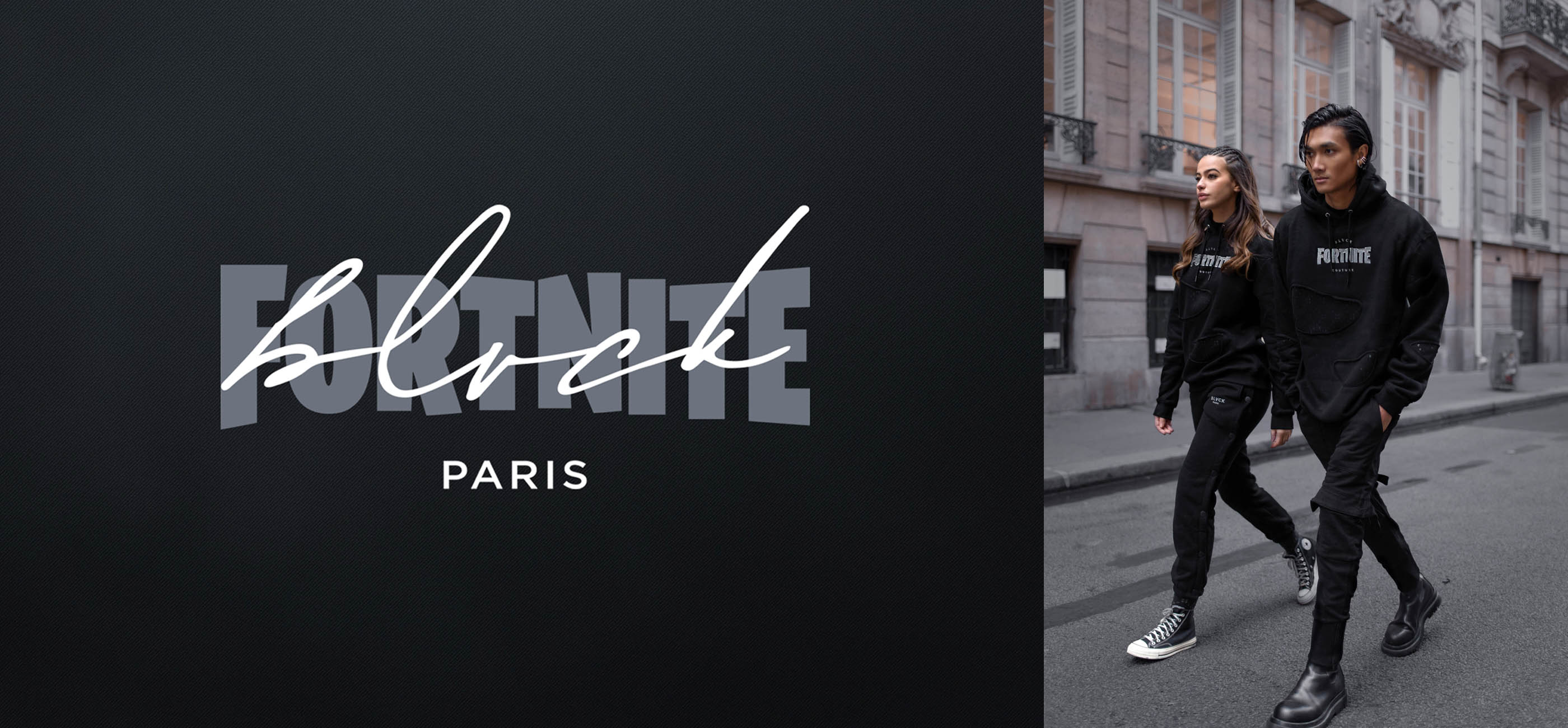 Blvck Paris x Fortnite banner
