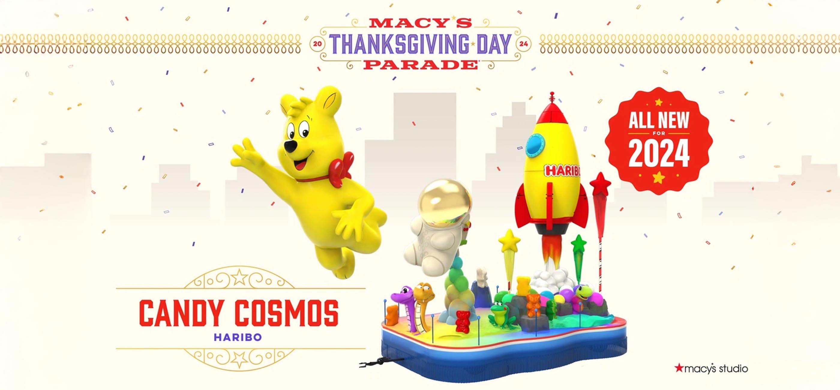 Haribo MAcy-s banner