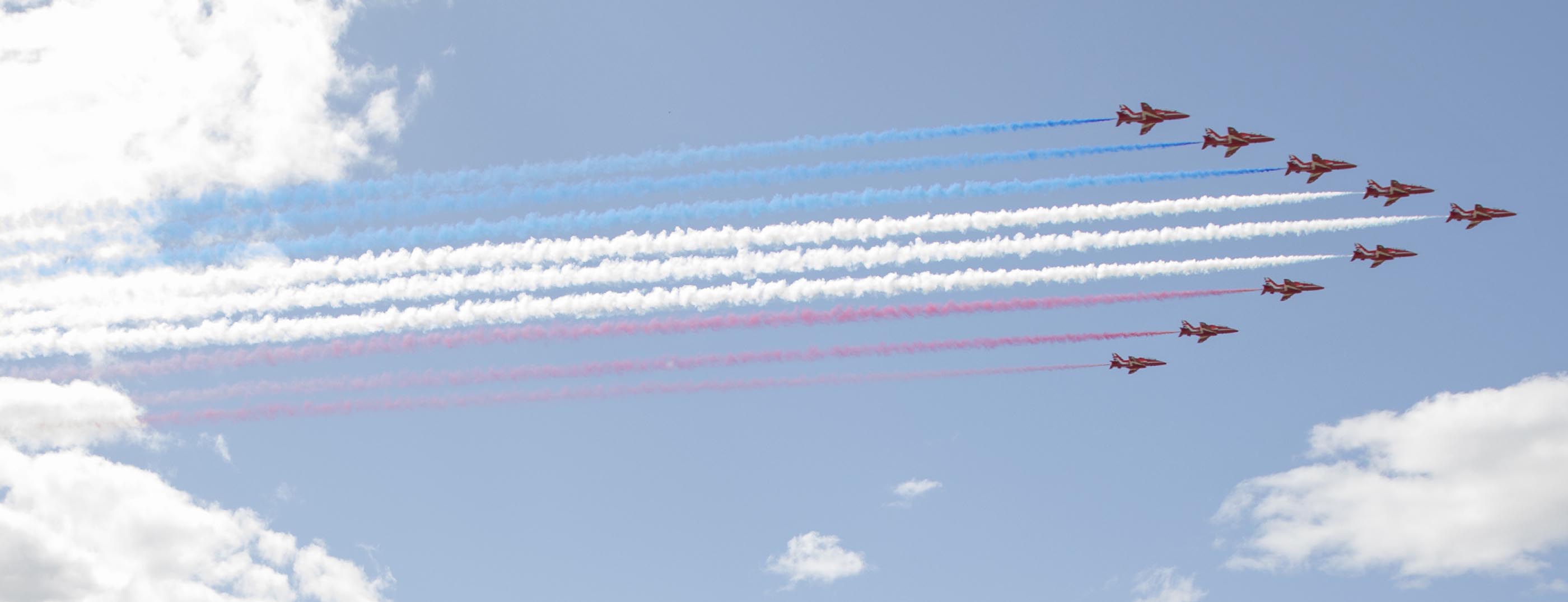 Red Arrows Banner