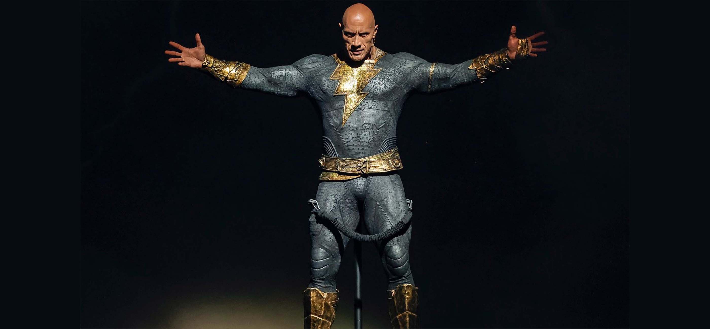 The Rock Comic-con banner