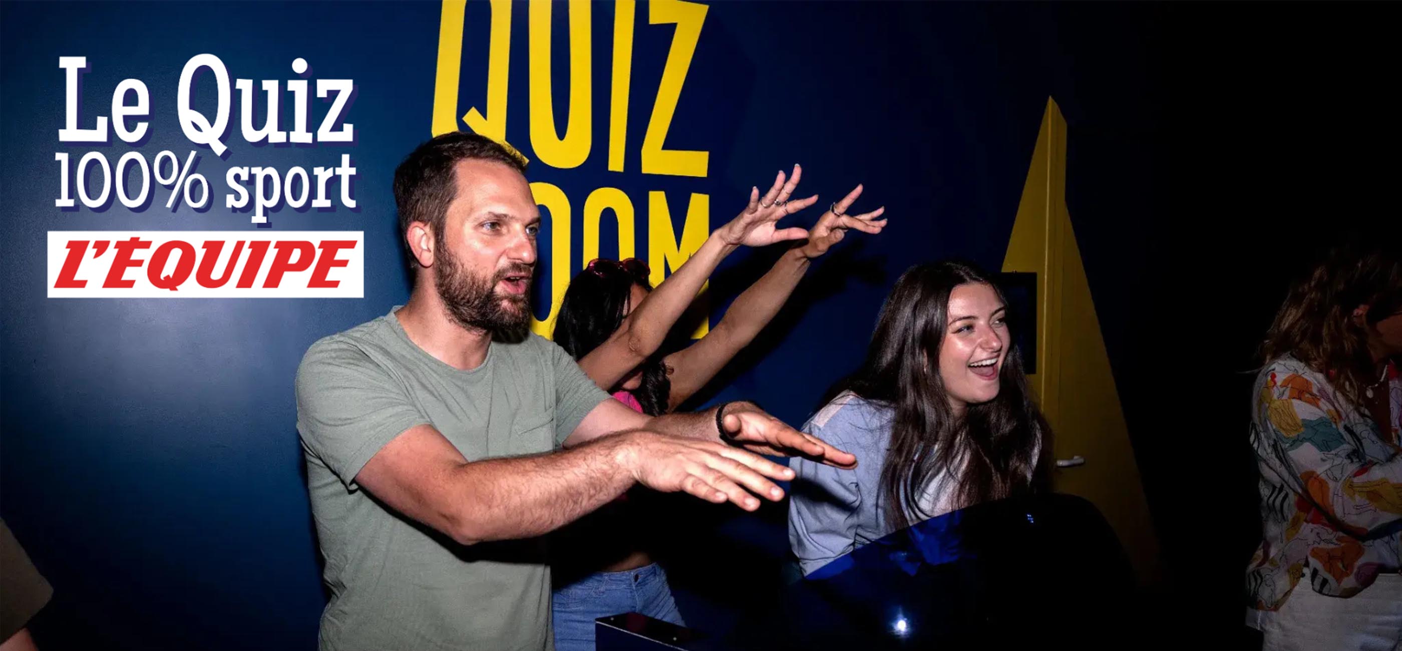 L-Équipe banner quiz room