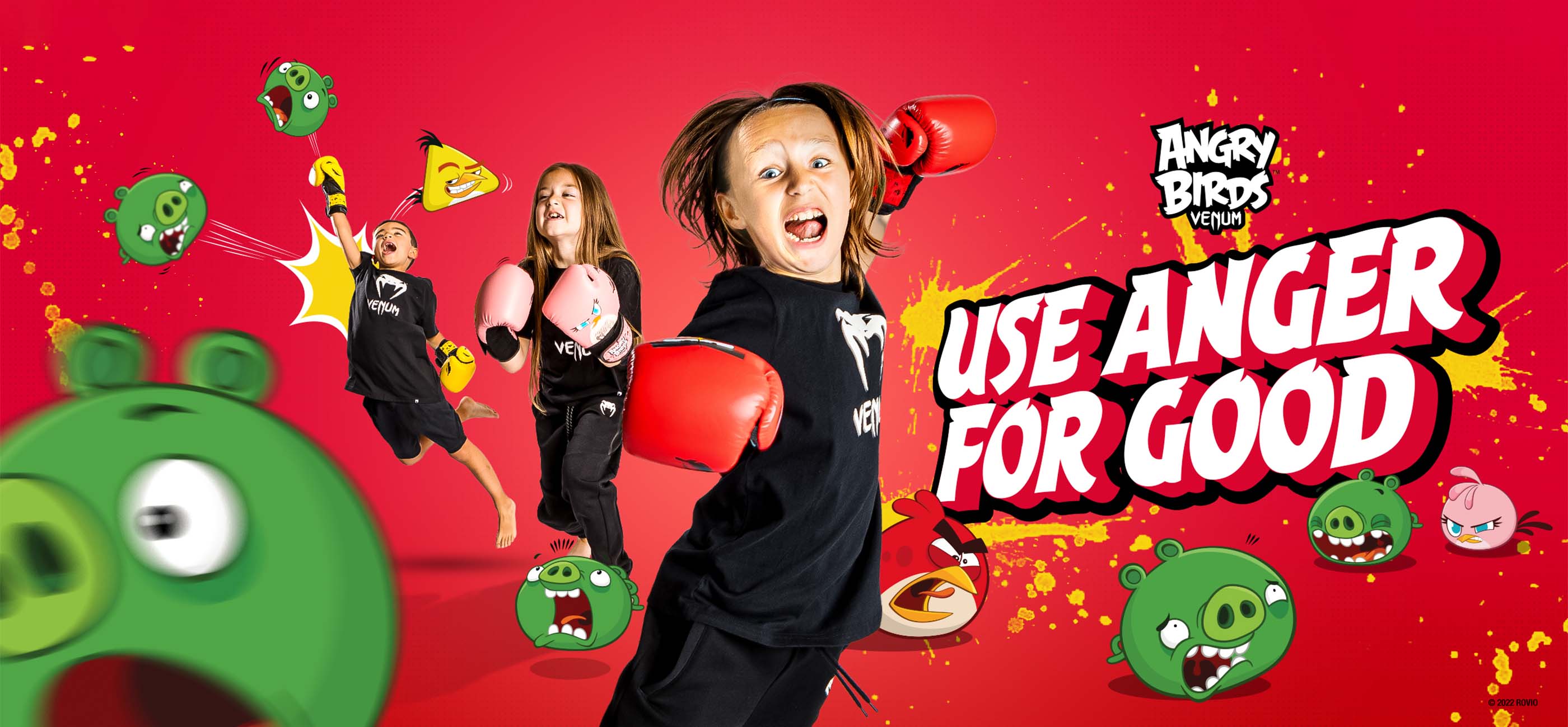 Angry Birds X Venum banner