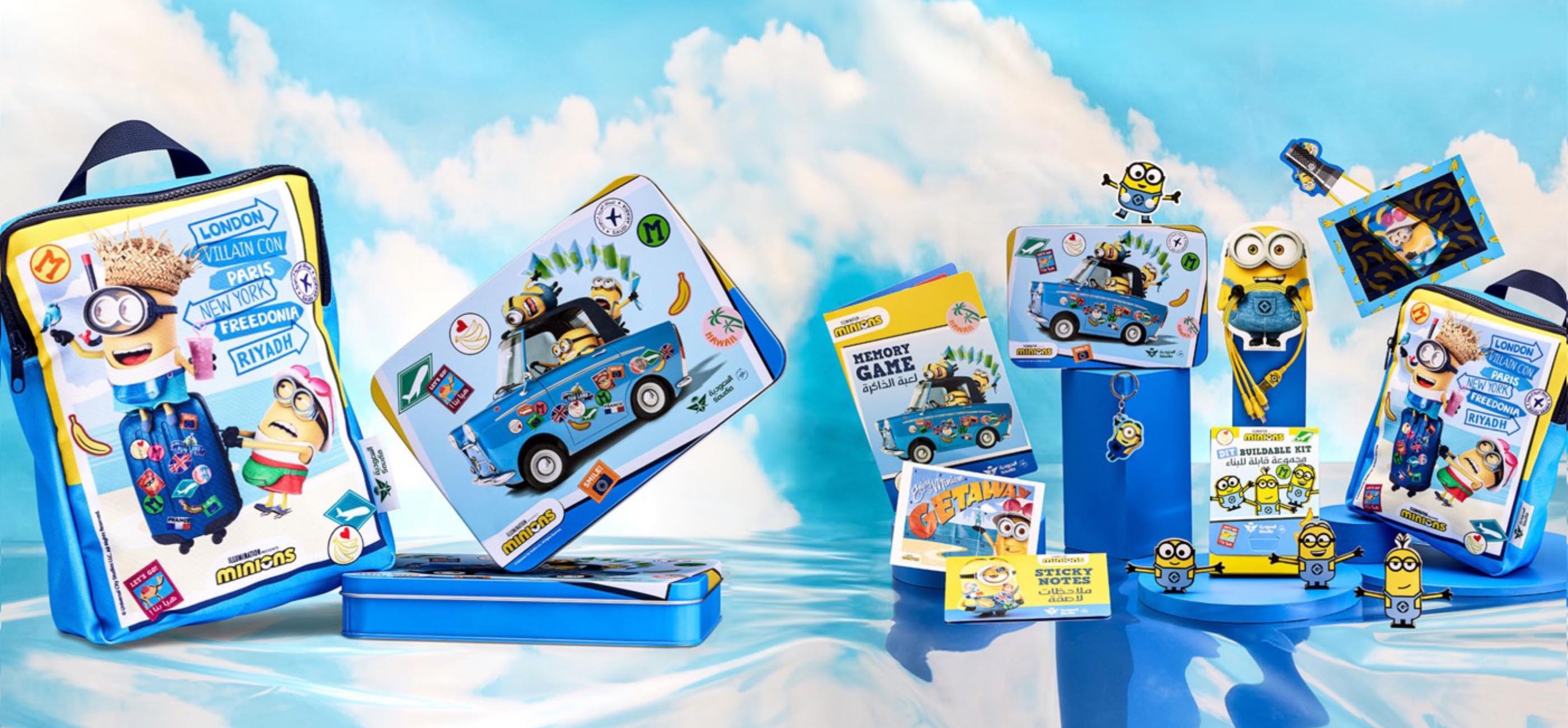 Minions X Saudia Banner