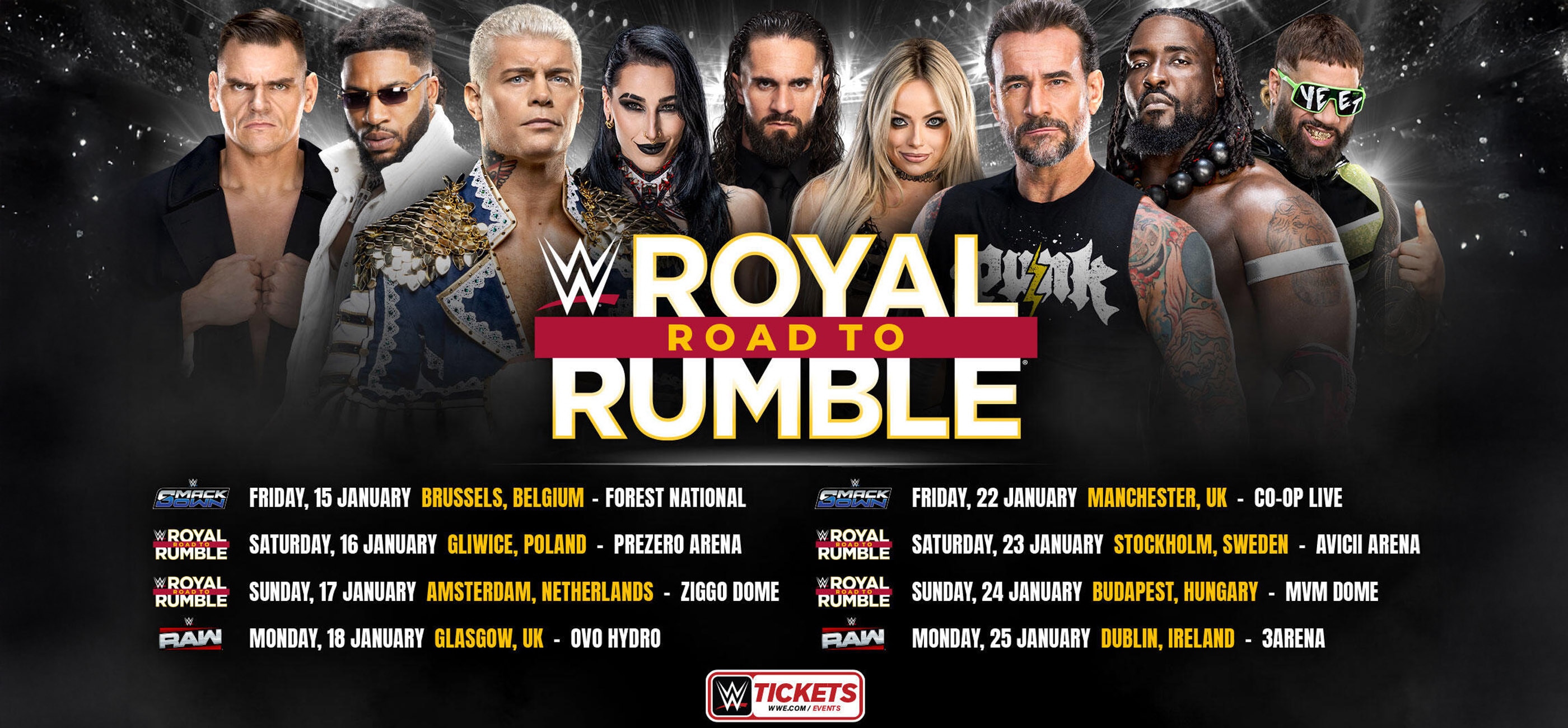WWE Tour article banner
