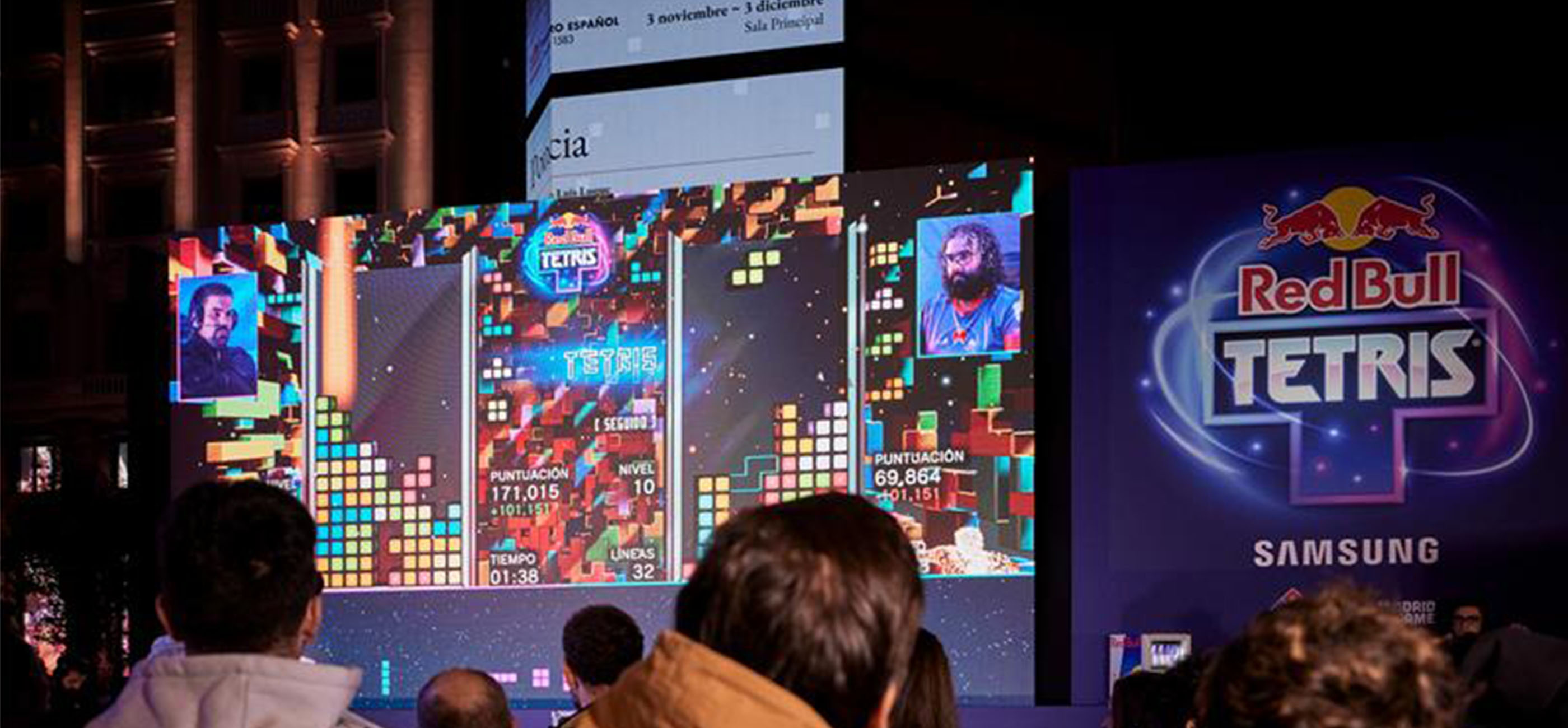 Red Bull X Tetris Banner