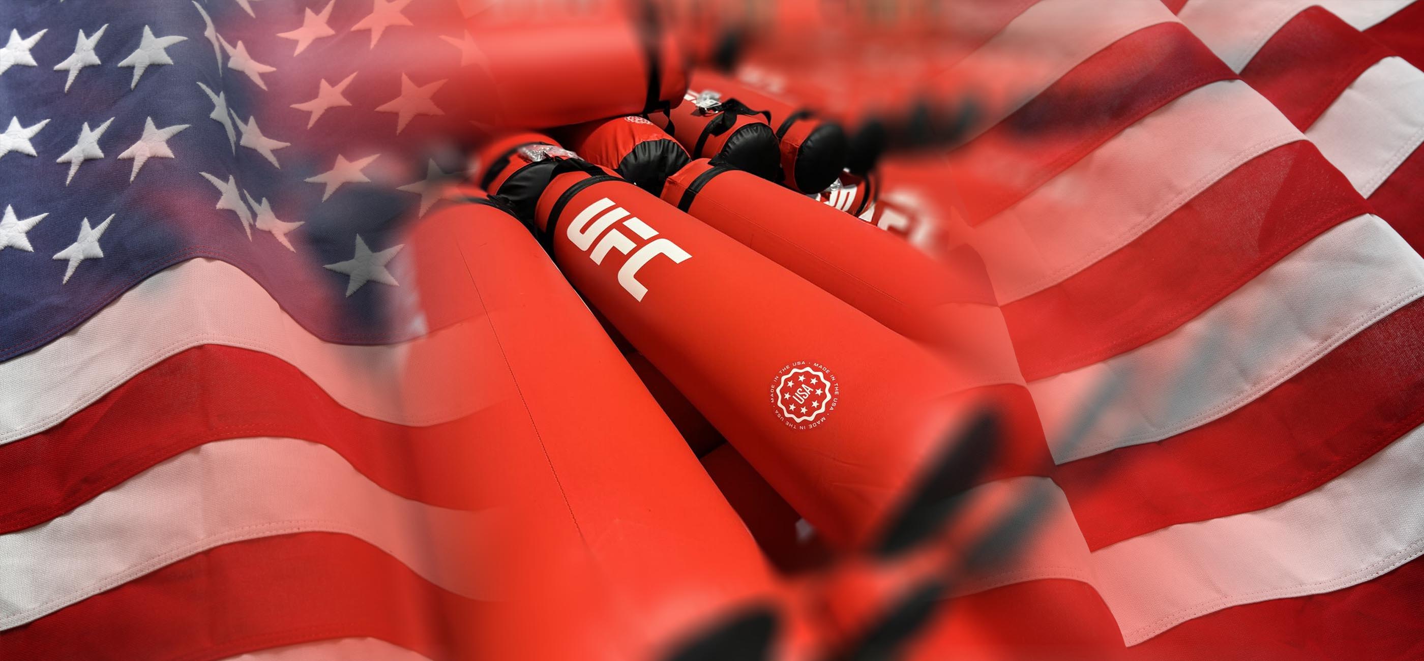 UFC USA bags banner