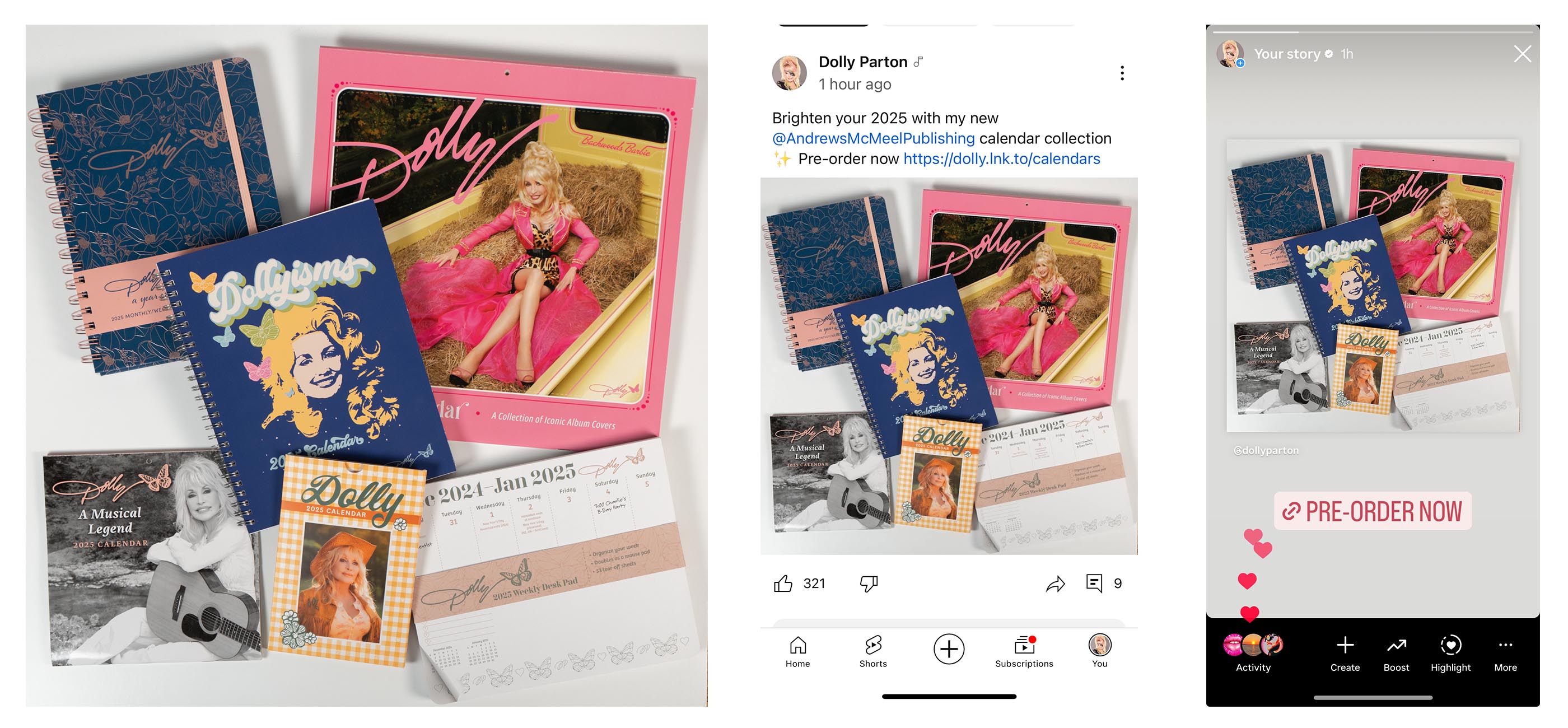 dolly stationary banner